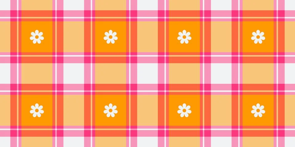 Spring gingham pattern, seamless checked plaids. Pastel vichy background fo.. Stock Illustration