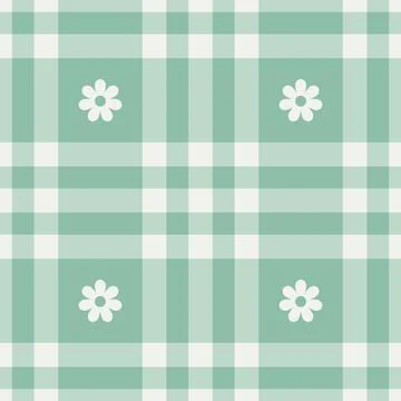 Spring gingham pattern, seamless checked plaids. Pastel vichy background fo.. Stock Illustration