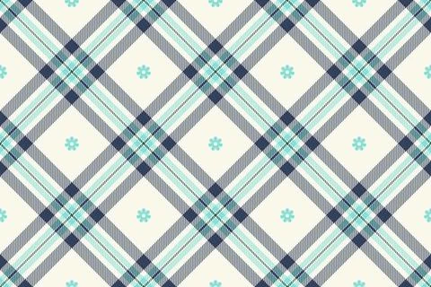 Spring gingham pattern, seamless checked plaids. Pastel vichy background fo.. Stock Illustration
