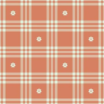 Spring gingham pattern, seamless checked plaids. Pastel vichy background fo.. Stock Illustration