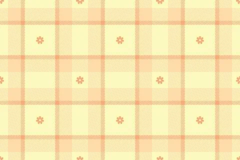 Spring gingham pattern, seamless checked plaids. Pastel vichy background fo.. Stock Illustration