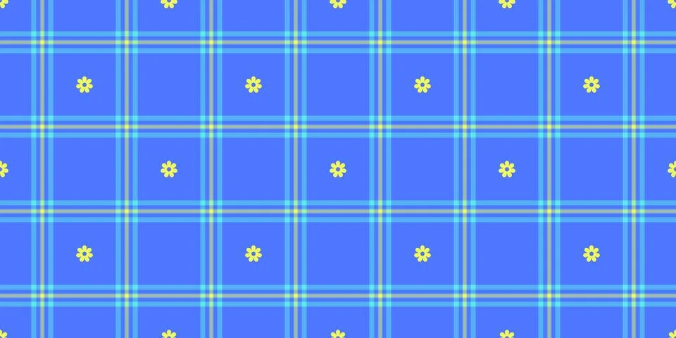 Spring gingham pattern, seamless checked plaids. Pastel vichy background fo.. 스톡 일러스트