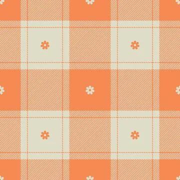 Spring gingham pattern, seamless checked plaids. Pastel vichy background fo.. Stock Illustration
