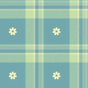 Spring gingham pattern, seamless checked plaids. Pastel vichy background fo.. Stock Illustration