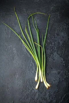 Spring green onions Stock Photos