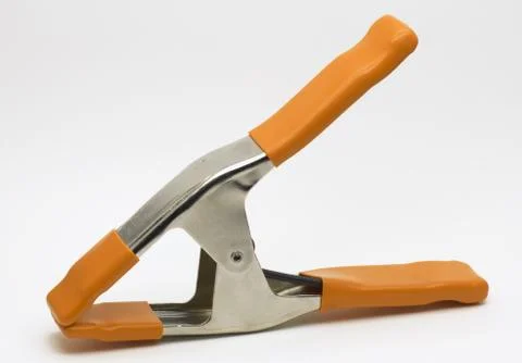 Spring hand clamp Stock Photos