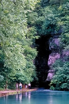 Spring Headwaters Roaring River State Park Missouri Stock Photos