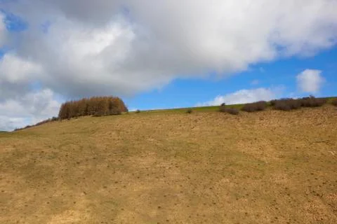 Spring hillsides Stock Photos