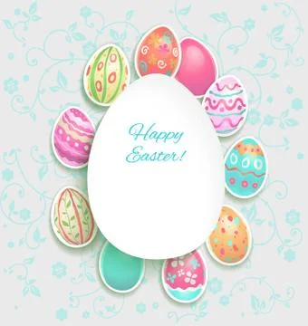 Spring holiday card Stock Illustration