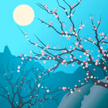 Spring hollow Stock Illustration