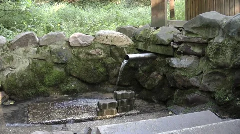 Spring. Holy source in Russia.m2ts Stock Footage 52841416