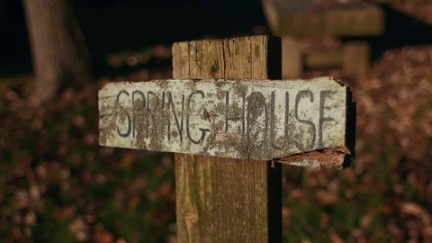 Spring House Sign Stock Footage 81491837