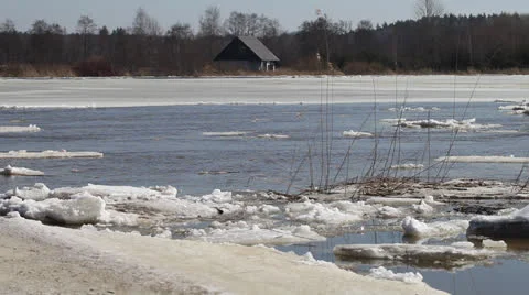 Spring ice floe. Stock-Footage 22645018