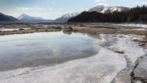 Spring ice Foto stock