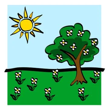 Spring Icon Illustrazione stock