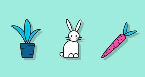 Spring Icons Stock Illustration