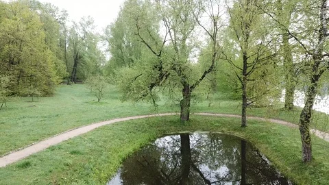 Spring at the I.E. Manor Museum Repina Zdravnevo Vidéo 108196887