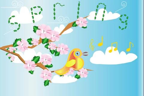 Spring Stock Illustration