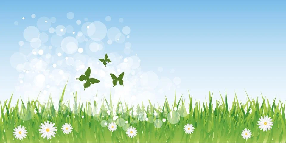 Spring illustration background Stock Illustration