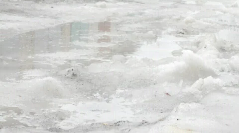 Spring impassability of roads. Stock Footage 594151