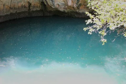 Spring of Kolethra Evia Greece Stock Photos