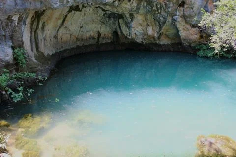 Spring of Kolethra Evia Greece Stock Photos