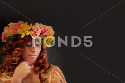 Spring Lady Stock Photos