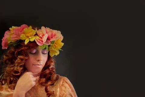 Spring Lady Stockfoto's