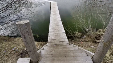 Spring on the lake.3 Stock Footage 179585387