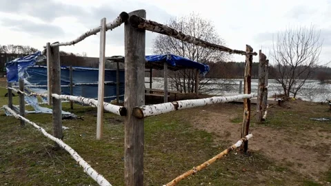 Spring on the lake.4 Stock Footage 179585193