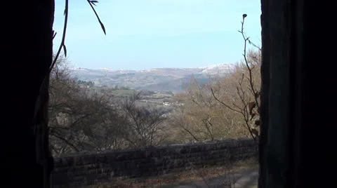 Spring Landcsape (Window POV) Stock Footage 22562440
