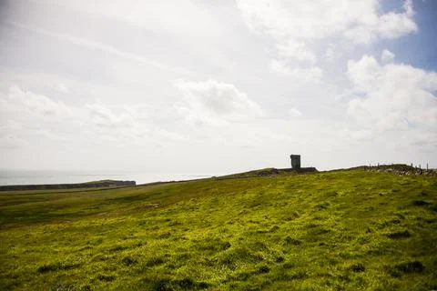 Spring landscape in Cliffs of Moher (Aillte An Mhothair), Ireland Foto stock