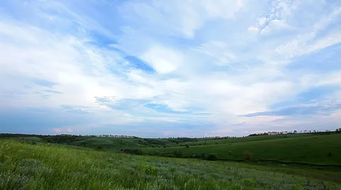 Spring landscape Stock Footage 6732282