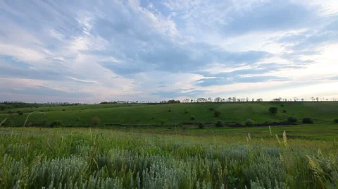 Spring landscape Stock Footage 6732294