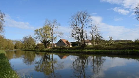 Spring landscape Stock Footage 88923350