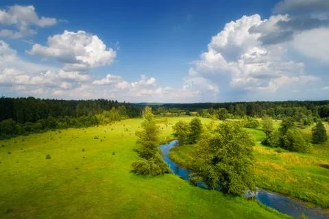 Spring landscape Foto stock