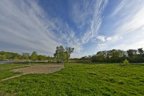Spring landscape Foto stock