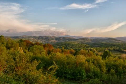 Spring landscape with Russian Stock Photos
