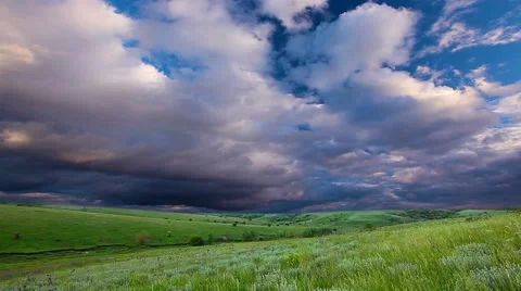 Spring landscape. timelapse. Stock Footage 51692305