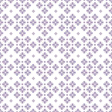 Spring lavender seamless pattern Stock Illustration