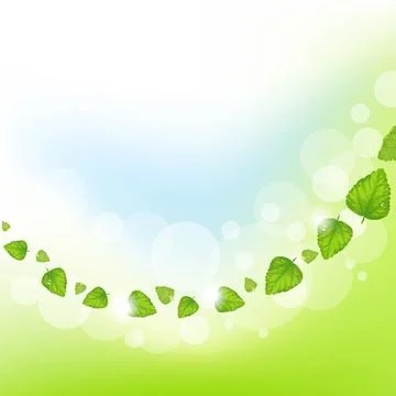 Spring Leafs Stock Illustration