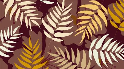 Spring Leaves Background Stock Illustration