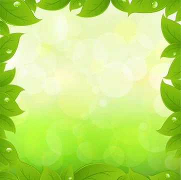Spring leaves Stock Illustration