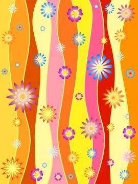 Spring in light colours Stock Illustration