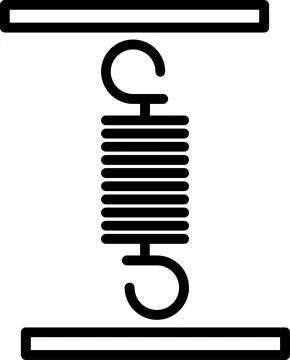 Spring Line Icon Design Stock Illustration