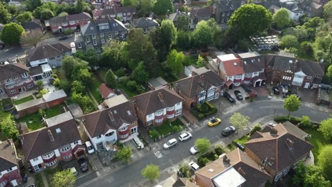 Spring London Suburb Video stock 274948077