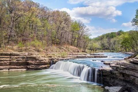 Spring at the Lower Cataract Foto stock