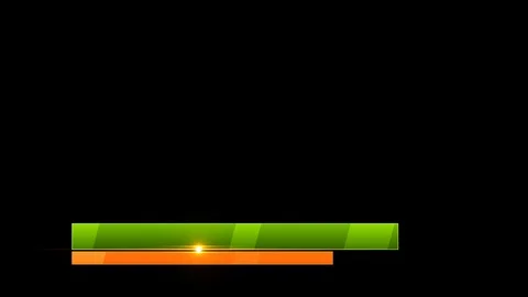 Spring Lower Third Green Stock-Footage 95287853