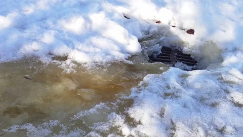 Spring melt Stock Footage 172388692