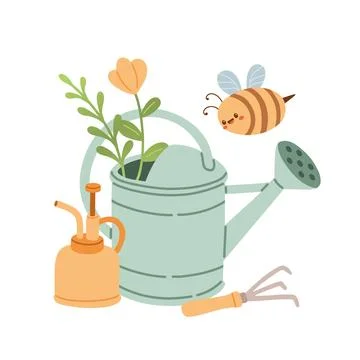 Spring mood greeting card template. Welcome spring season invitation. Minimalist Stock Illustration
